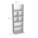 Conjunto de Mesa para Notebook Hype com Estante Bali 1 PT Branco
