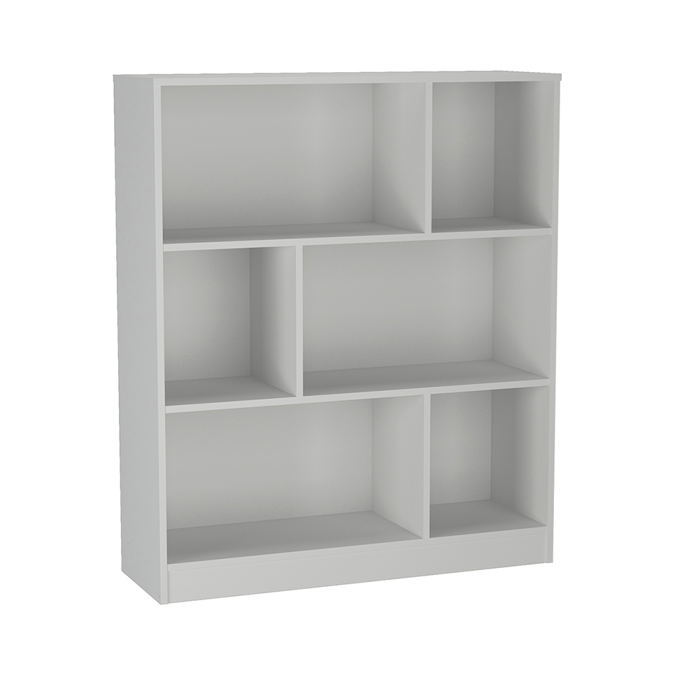 Conjunto de Mesa para Notebook Hype com Estante de Escritório Darci Branco