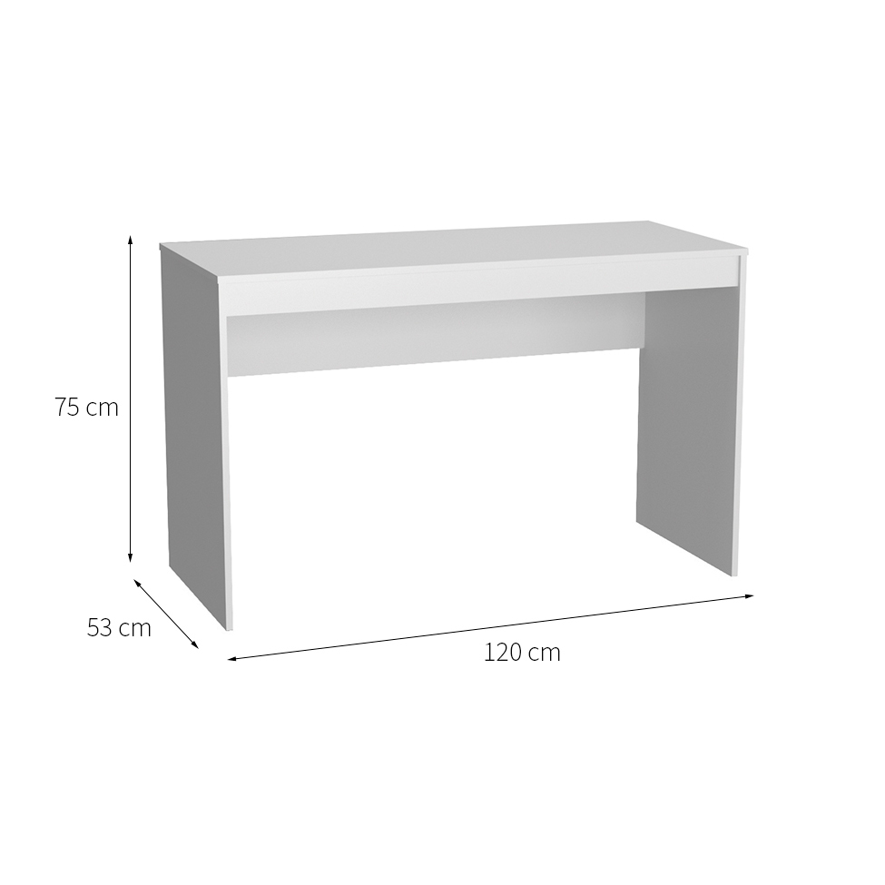Conjunto de Mesa para Notebook Hype com Estante de Escritório Darci Branco