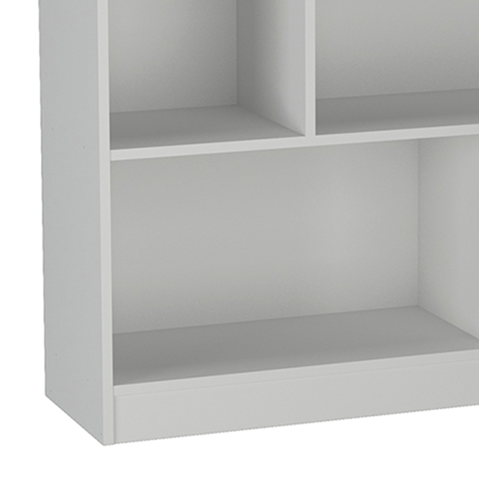 Conjunto de Mesa para Notebook Hype com Estante de Escritório Darci Branco