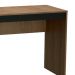 Conjunto de Mesa para Notebook Hype com Estante de Escritório Darci Preto e Mel