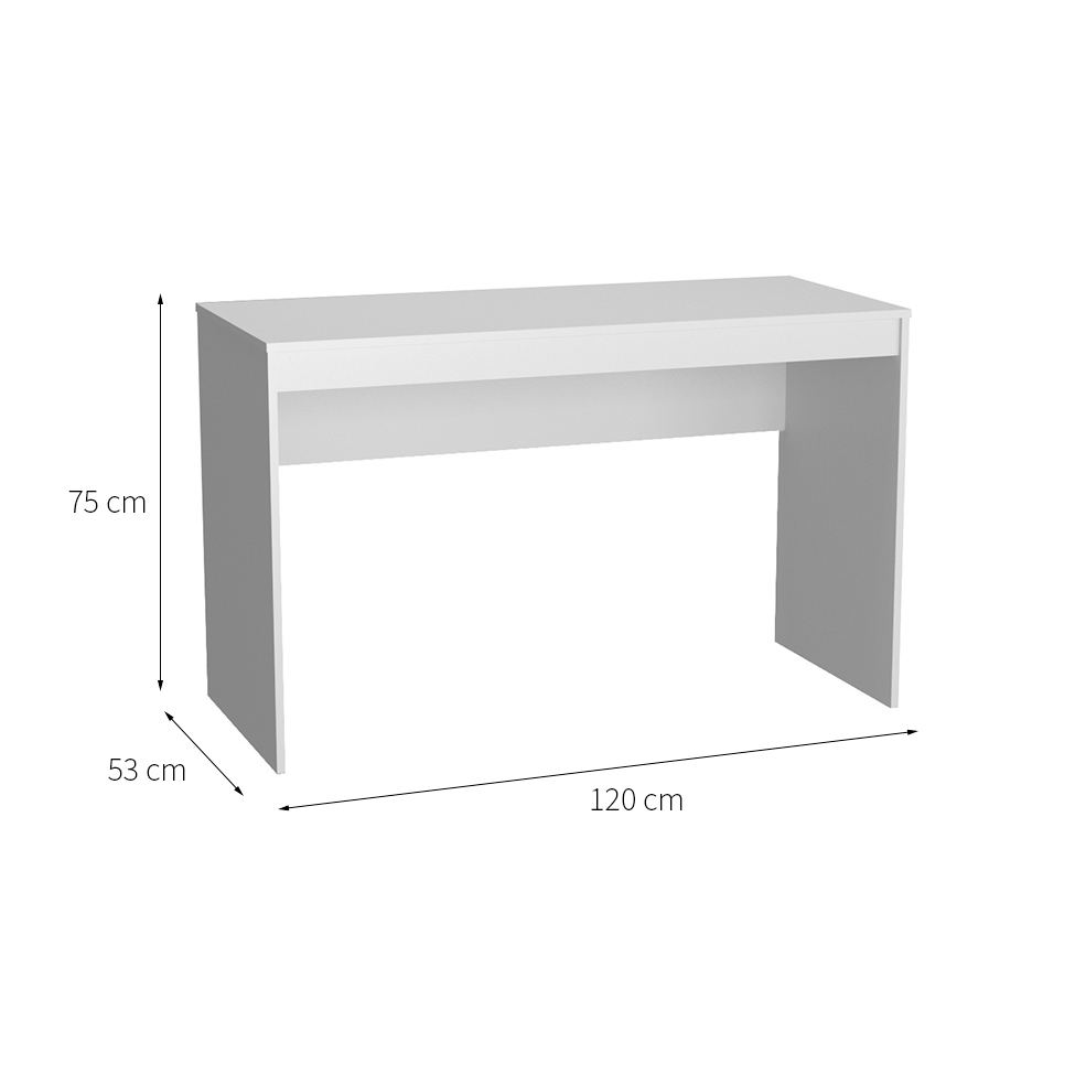 Conjunto de Mesa para Notebook Hype com Gaveteiro Cruze 3 GV Branco