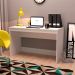 Conjunto de Mesa para Notebook Hype com Gaveteiro Cruze 3 GV Branco