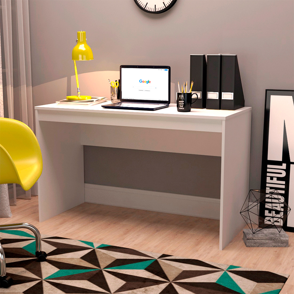 Conjunto de Mesa para Notebook Hype com Gaveteiro Cruze 3 GV Branco