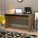 Conjunto de Mesa para Notebook Hype com Gaveteiro Cruze 3 GV Mel e Preto