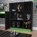 Estante Gamer Darci Preta e Verde