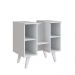 Gabinete de coluna para Banheiro 01 porta Silm Nova Móbile SEM CUBA Branco