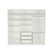 Guarda-Roupa Casal Tunas III 3 Portas 3 Gavetas Branco