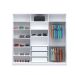 Guarda-Roupa Casal com Espelho Tunas I 3 Portas 3 Gavetas Branco
