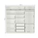 Guarda-Roupa Casal com Espelho Tunas II 3 Portas 3 Gavetas Branco