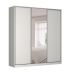 Guarda-Roupa Casal com Espelho Tunas V 3 Portas 3 Gavetas Branco