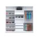 Guarda-Roupa Casal com Espelho Tunas VI 3 Portas 3 Gavetas Branco