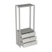Guarda-Roupa Closet Modulado Yes 3 Gavetas Branco