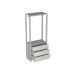 Guarda-Roupa Closet Modulado Yes 3 Gavetas Grafite