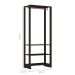 Guarda-Roupa Closet Modulado Yes II Grafite Intenso