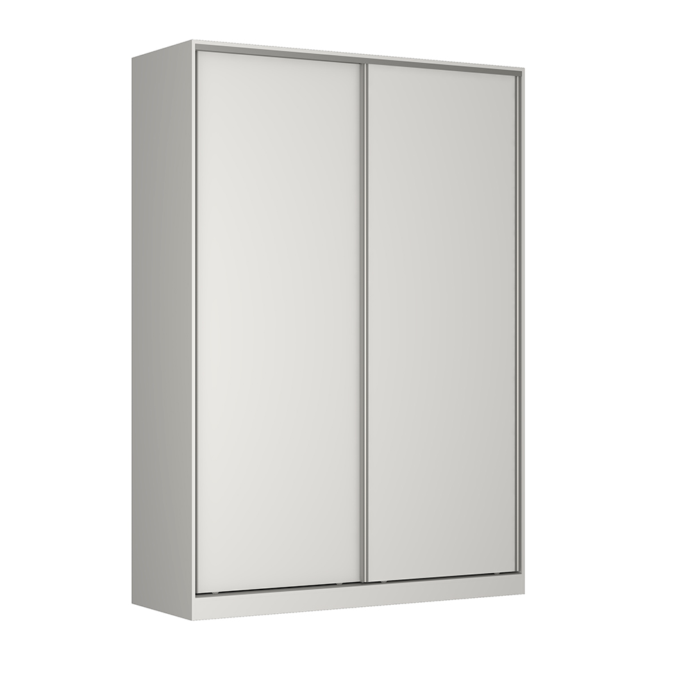 Guarda-Roupa Solteiro Tunas I 2 Portas 3 Gavetas Branco