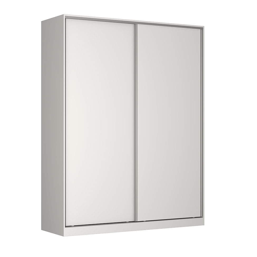 Guarda-Roupa Solteiro Tunas II 2 Portas 3 Gavetas Branco