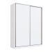 Guarda-Roupa Solteiro Tunas II 2 Portas 3 Gavetas Branco