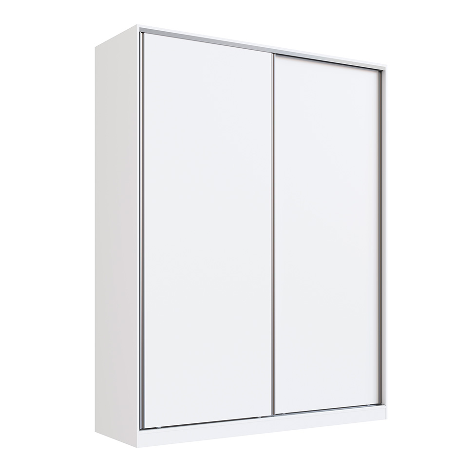 Guarda-Roupa Solteiro Tunas II 2 Portas 3 Gavetas Branco