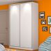 Guarda-Roupa Solteiro Tunas III 2 Portas 3 Gavetas Branco