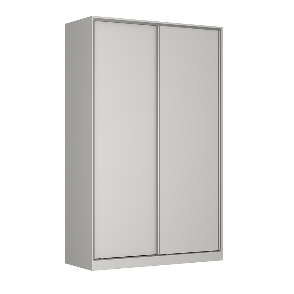 Guarda-Roupa Solteiro Tunas III 2 Portas 3 Gavetas Branco