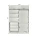 Guarda-Roupa Solteiro Tunas V 2 Portas 3 Gavetas Branco