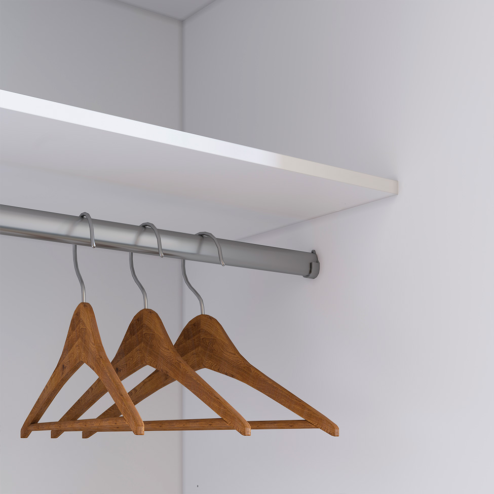 Guarda-Roupa Solteiro com Espelho Tunas VI 2 Portas 3 Gavetas Branco