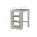 Mesa de Cozinha Retangular Alfena Branca 60 cm