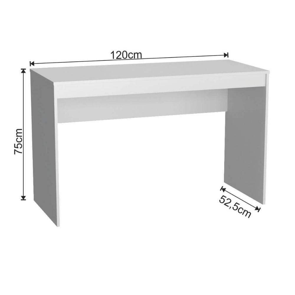 Mesa para Escritório B23 Nova Mobile Mel e Preto