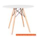 [OUTLET] Mesa de Cozinha Redonda Well Branca 90 cm
