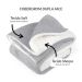 Coberdrom Cinza Cobertor Queen Size Soft e Sherpa Dupla Face