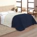 Coberdrom Cobertor Casal Queen Azul Marinho Dupla Face Sherpa