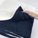 Coberdrom Cobertor Casal Queen Azul Marinho Dupla Face Sherpa