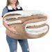 Coberdrom Sherpa Cobertor Bege Queen Size Dupla Face Sherpa + Soft
