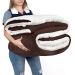 Coberdrom Tabaco Cobertor Queen Dupla Face + Jogo de Cama 400 Fios Queen Size - 5 Peças