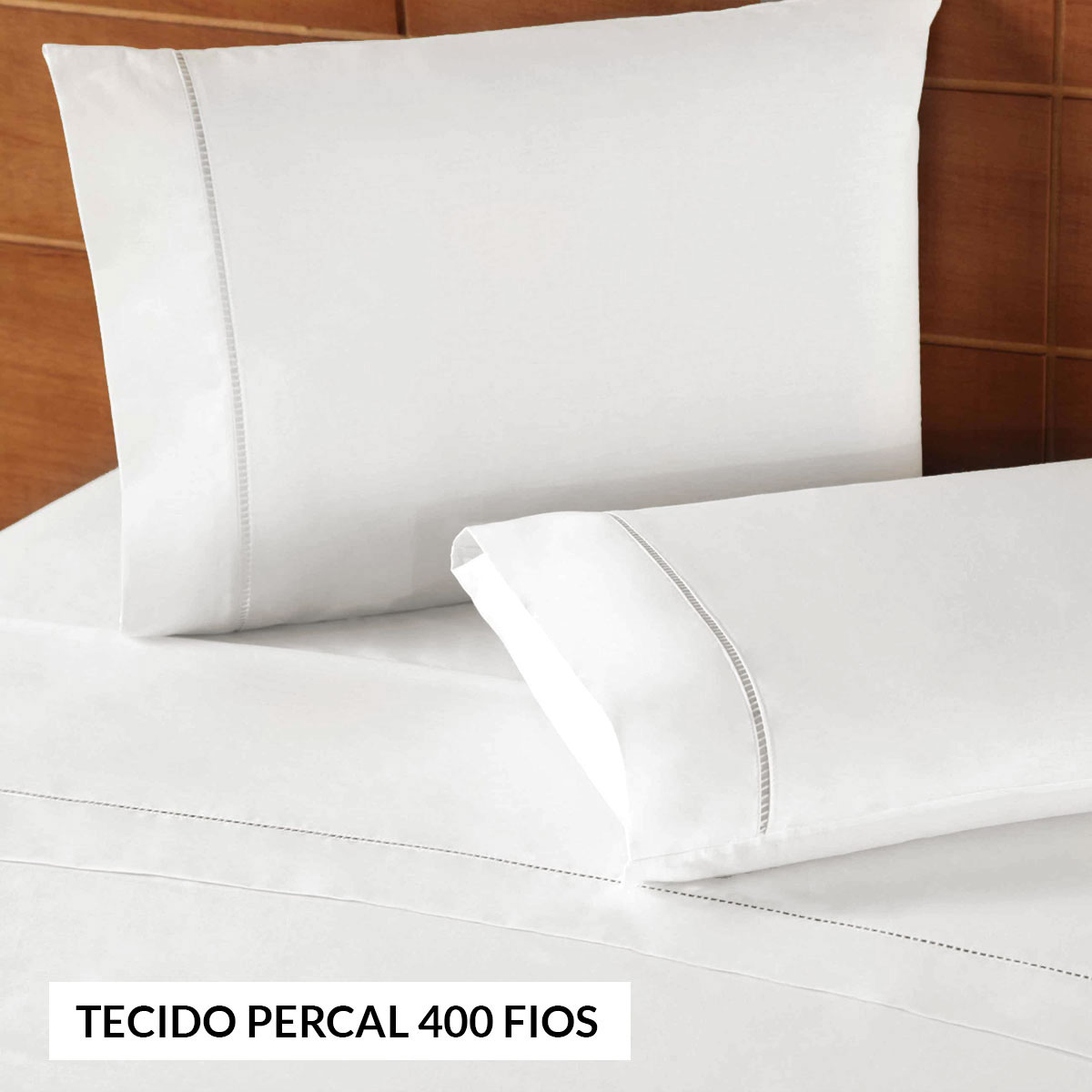 Coberdrom Tabaco Cobertor Queen Dupla Face + Jogo de Cama 400 Fios Queen Size - 5 Peças