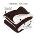Coberdrom Tabaco Cobertor Queen Dupla Face + Jogo de Cama 400 Fios Queen Size - 5 Peças
