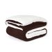 Coberdrom Tabaco Cobertor Queen Dupla Face + Jogo de Cama 400 Fios Queen Size - 5 Peças