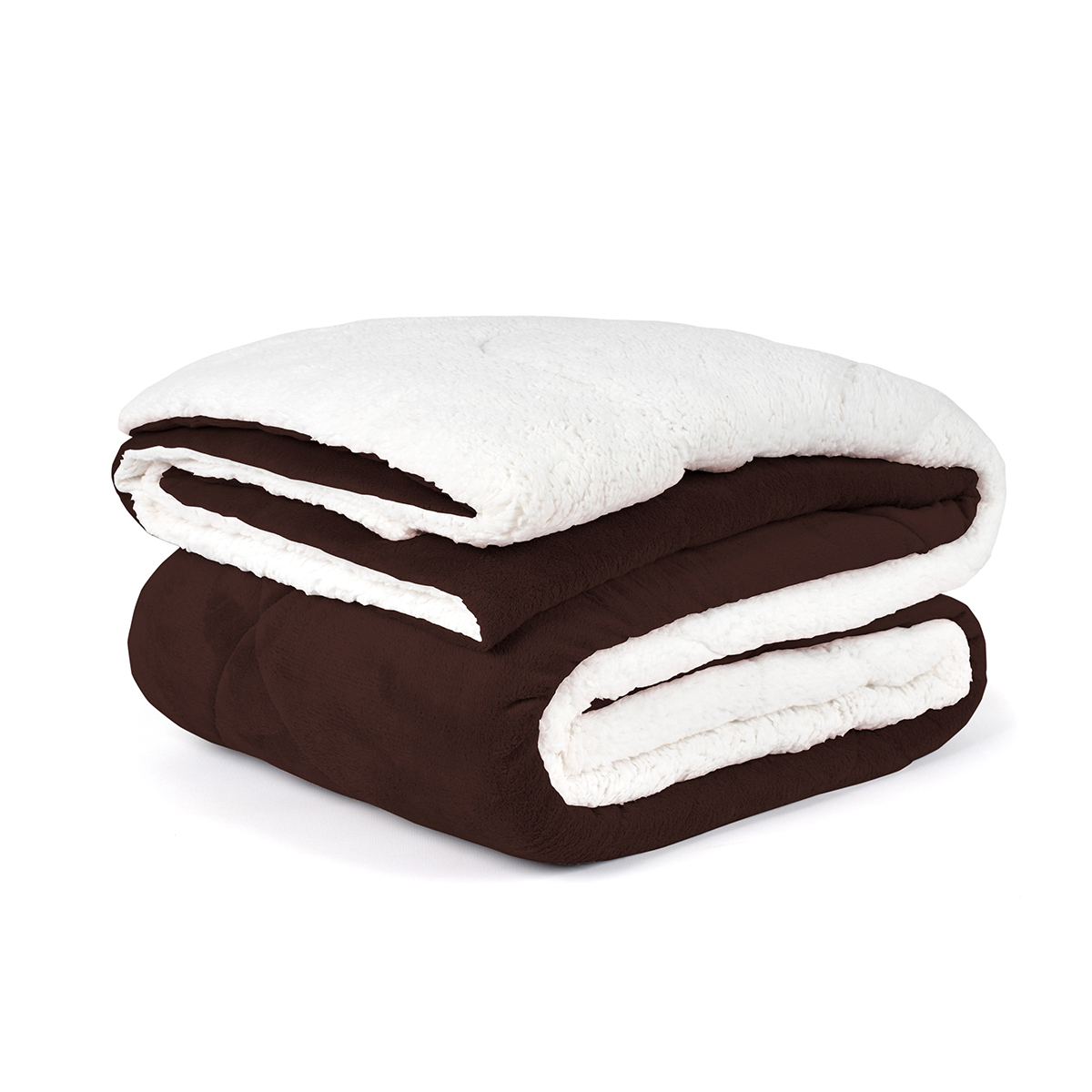 Coberdrom Tabaco Cobertor Queen Dupla Face + Jogo de Cama 400 Fios Queen Size - 5 Peças