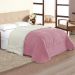 Cobertor Coberdrom Queen Rosê Dupla Face + Jogo de Cama 400 Fios Queen Size - 5 Peças