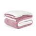 Cobertor Coberdrom Queen Rosê Dupla Face + Jogo de Cama 400 Fios Queen Size - 5 Peças