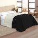 Cobertor Pele de Carneiro Cobertor Queen Size Dupla Face Preto