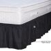 Saia Ajustável para Cama Box Queen Renata Preto - Enxovais Aquarela