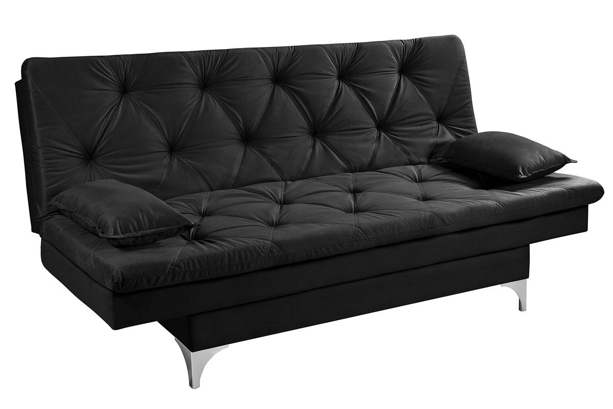 Sofá Cama Áustria 3 Lugares Reclinável em Suede
