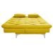 Sofá Cama Áustria 3 Lugares Reclinável em Suede