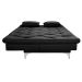 Sofá Cama Áustria 3 Lugares Reclinável em Suede