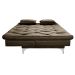 Sofá Cama Áustria 3 Lugares Reclinável em Suede