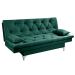 Sofá Cama Áustria 3 Lugares Reclinável em Suede