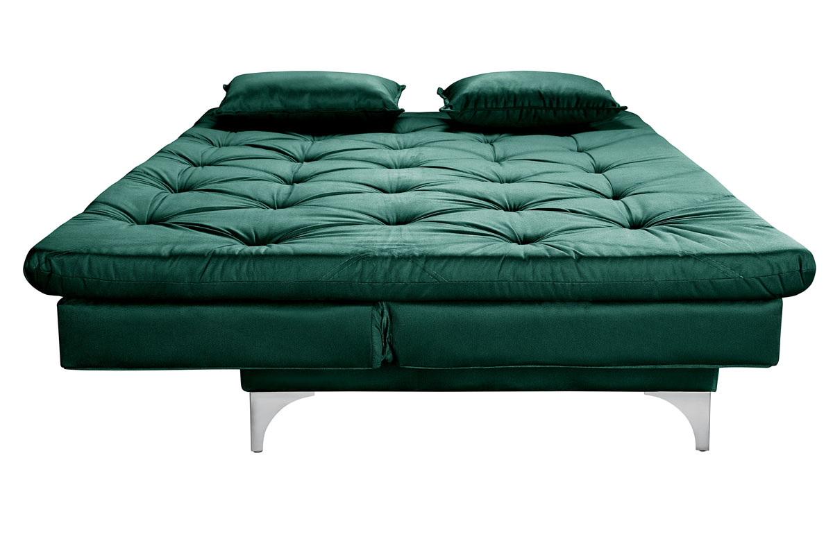 Sofá Cama Áustria 3 Lugares Reclinável em Suede