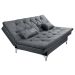 Sofá Cama Áustria 3 Lugares Reclinável em Suede
